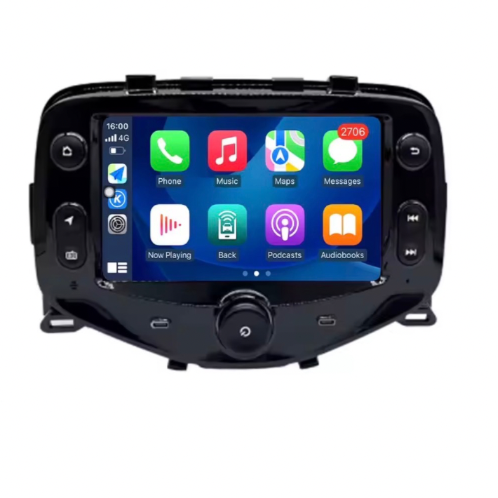 Autoradio Android 16 – 4Go RAM / 64Go pour Toyota Aygo, Peugeot 108 & Citroën C1 (2014-2021)