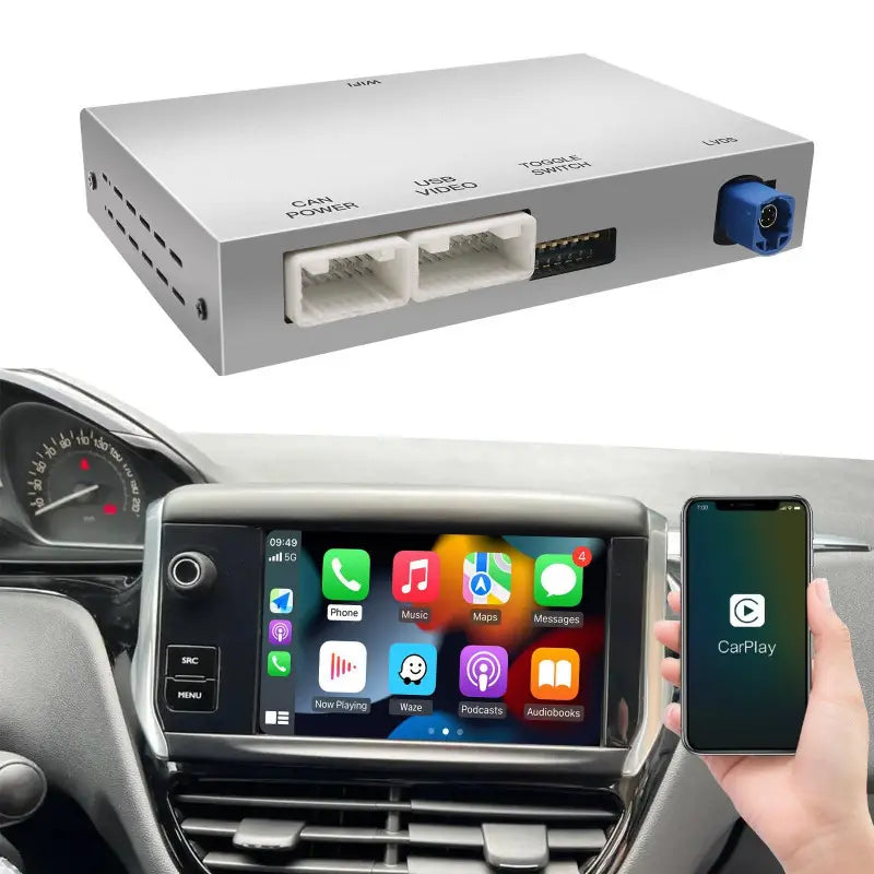 Module Apple CarPlay &amp; Android Auto pour écran d’origine – Peugeot et Citroën