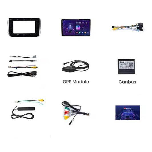 CarPlay Android auto Peugeot 208 (2014-2018)