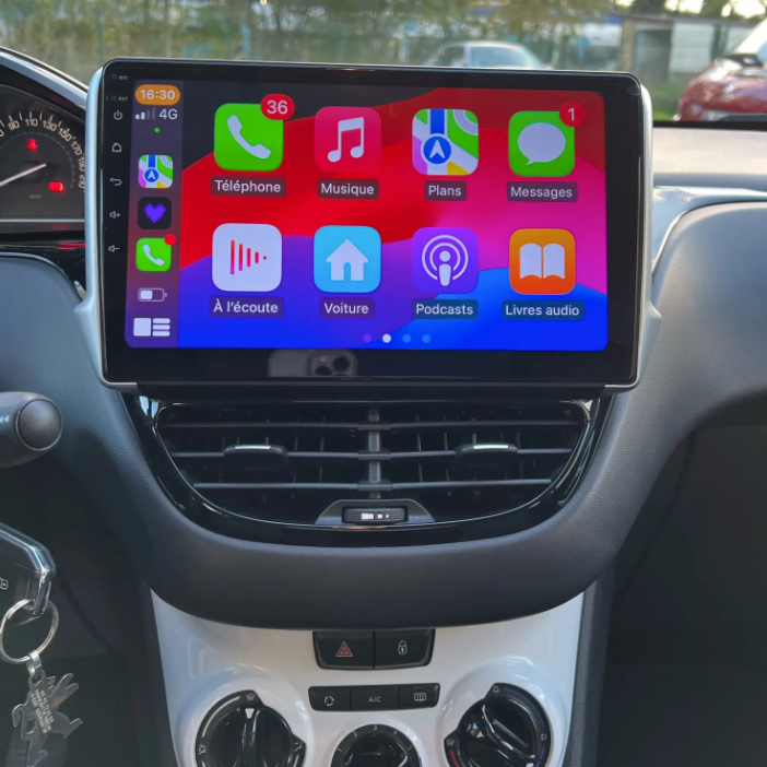 CarPlay Android auto Peugeot 208 (2014-2018)